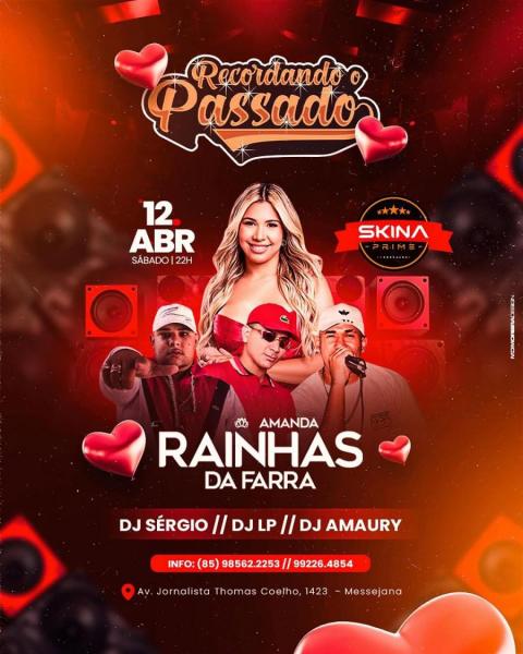 Amanda Rainhas da Farra, Dj Sérgio, Dj LP e DJ Amaury