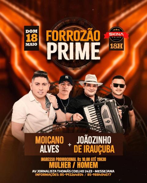 Joãozinho de Irauçuba e Moicano Alves - Forrozão Prime