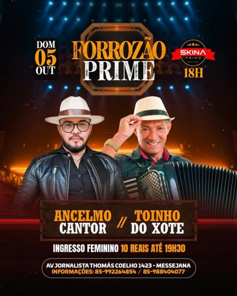 Ancelmo Cantor e Toinho do Xote - Forrozão Prime