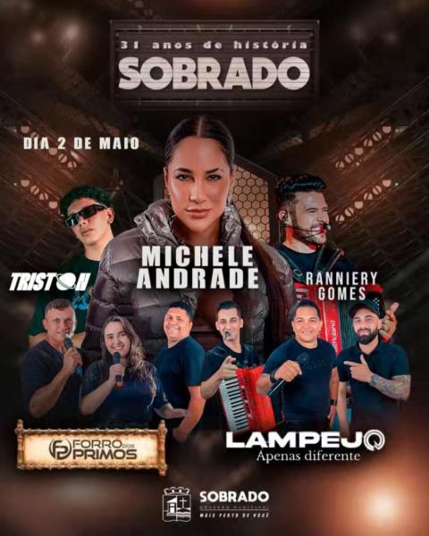 Forró dos Primos, Lampejo, Michele Andrade, Triston e Ranniery Gomes