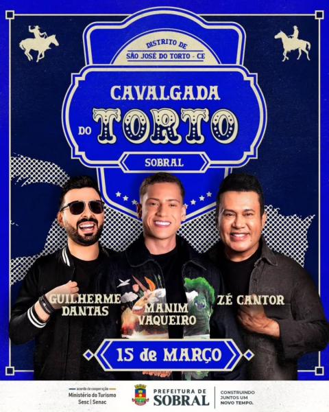 Guilherme Dantas, Manim Vaqueiro e Zé Cantor - Cavalgada do Torto