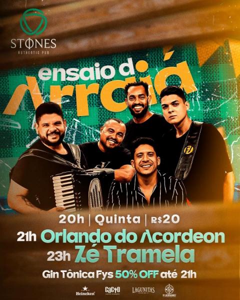 Orlando do Acordeon e Zé Tramela - Ensaio do Arraiá