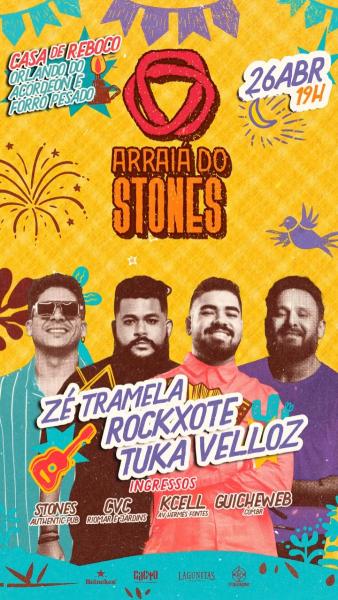 Zé Tramela, Rockxote, Tuka Velloz, Orlando do Acordeon e Forró Pesado - Arraiá do Stones