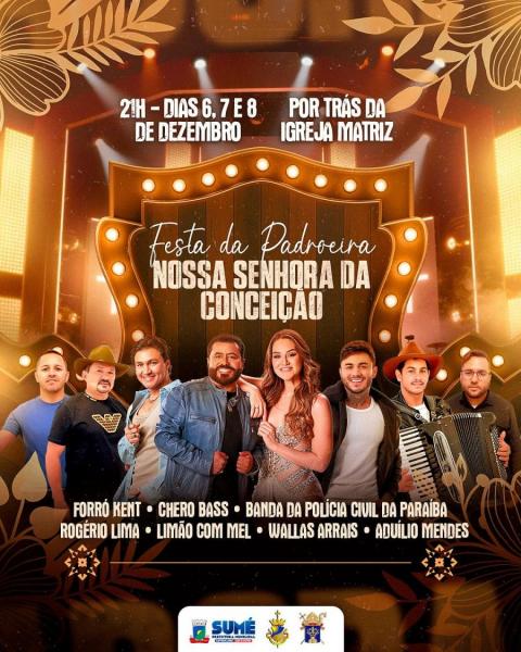 Cheiro Bass, Forró Kent e Rogerio Lima - Festa de Nossa Senhora da Conceição