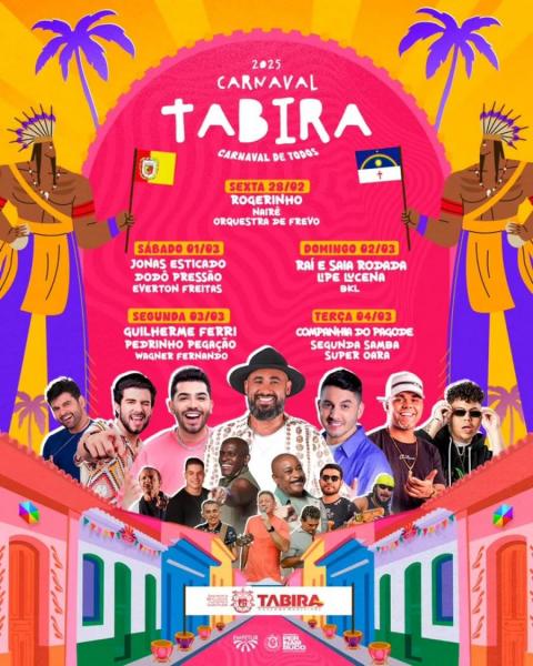 Companhia do Pagode, Segunda Samba e Super Oara - Carnaval Tabira 2025