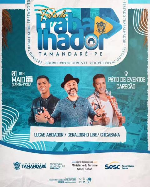 Lucas Aboiador, Geraldinho Lins e Chicabana - Festa do Trabalhador