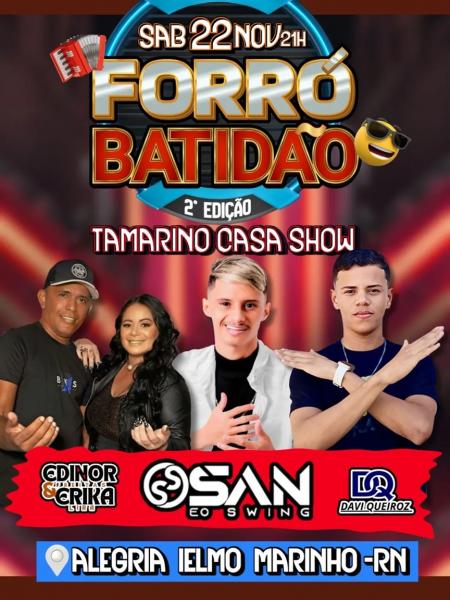 San e o Swing, Edinor & Erika e Davi Queiroz - 2º Forró Batão