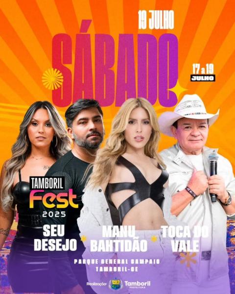 Manu Bahtidão, Seu Desejo e Toca do Vale - Tamboril Fest 2025