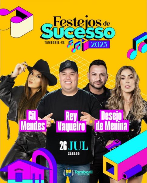 Rey Vaqueiro, Gil Mendes e Desejo de Menina - Festejos de Sucesso 2025