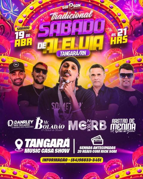 Mc RB, Mc Boladão, Rastro de Menina e Darley Teclados - Sábado de Aleluia