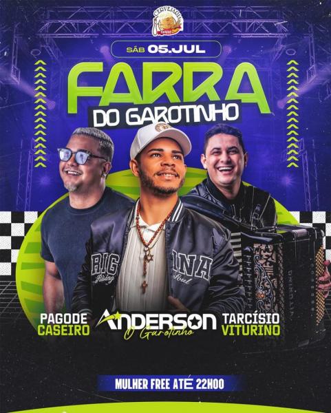 Anderson, Pagode Caseiro e Tarcísio Viturino - Farra do Garotinho