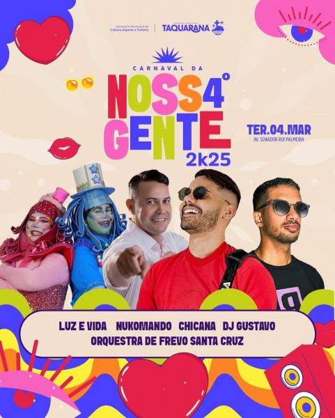Luz & Vida, Nukomando, Chicana, Dj Gusttavo e Orquestra de Frevo Santa Cruz - Carnaval da Nossa Gente 2k25