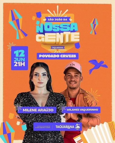Milene Araújo e Wilames Vaqueirinho