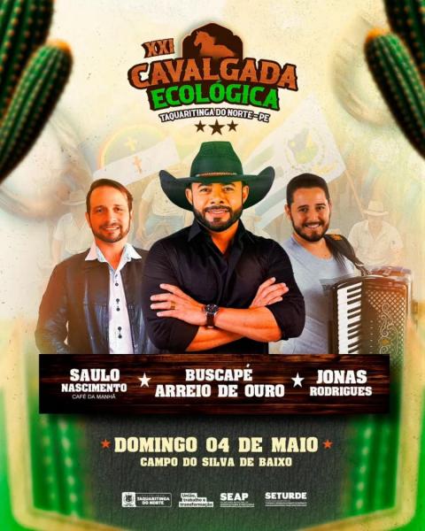 Buscapé Arreio de Ouro, Saulo Nascimento e Jonas Rodrigues - XXI Cavalgada Ecológica 2025