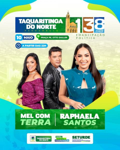 Mel com Terra e Raphaela Santos