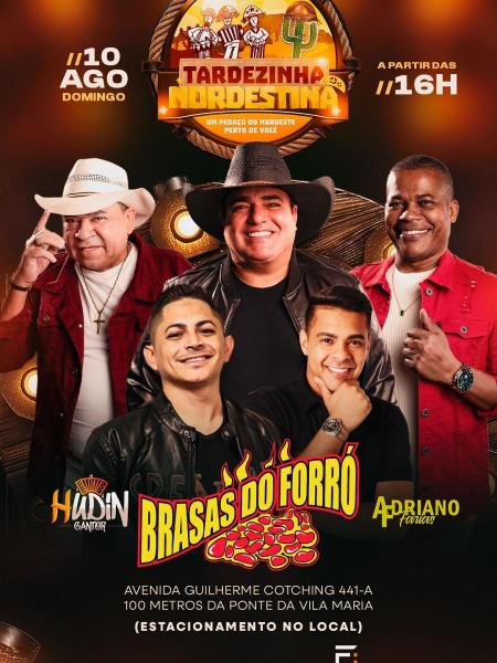 Brasas do Forró, Hudin e Adriano Ferraz