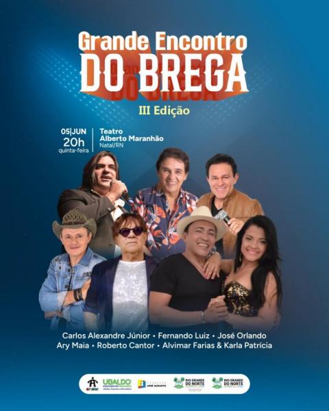 Carlos Alexandre Júnior, Fernando Luiz, José Orlando, Ary Maia, Roberto Cantor e Alvimar Farias & Karla Patrícia - 3º Grande Encontro do Brega 2025