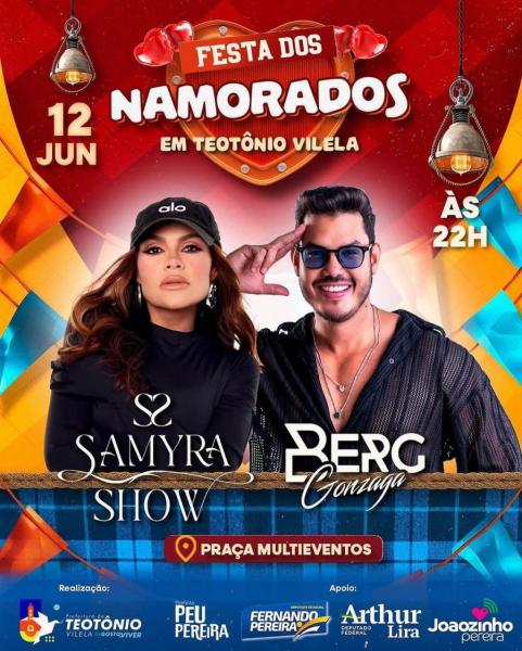 Samyra Show e Berg Gonzaga - Festa dos Namorados