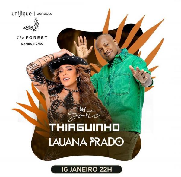 Thiaguinho e Lauana Prado