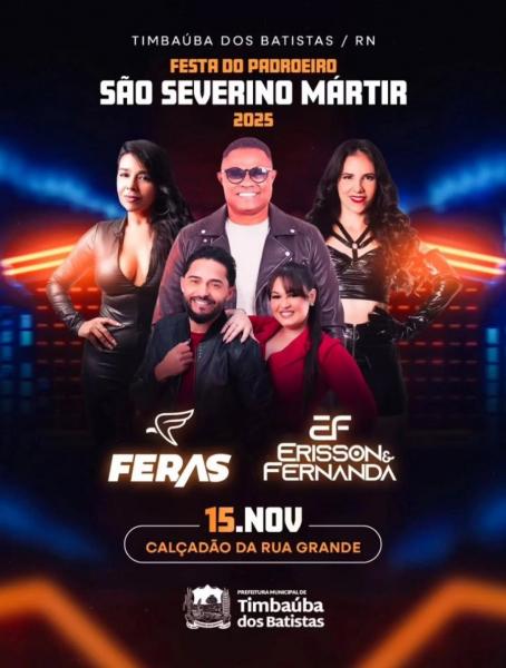 Banda Feras e Erisson & Fernanda - Festa de São  Severino Mártir