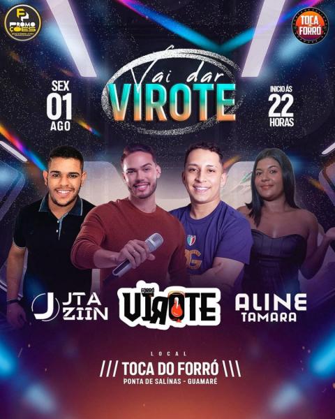 Forró Virote, Jtaziin e Aline Tamara - Vai da Virote