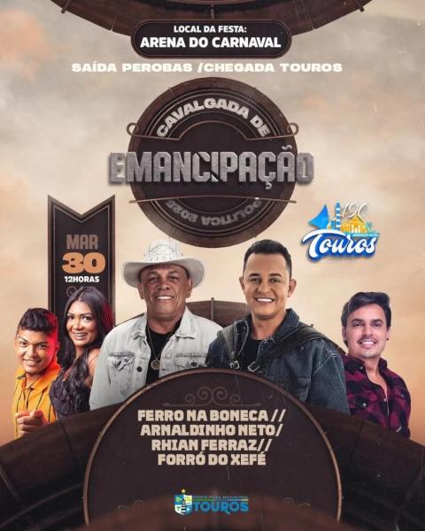 Ferro na Boneca, Arnaldinho Netto, Rhian Ferraz e Forró do Xefe