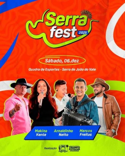 Makina Kente, Arnaldinho Netto e Marcos Freitas - Serra Fest 2025