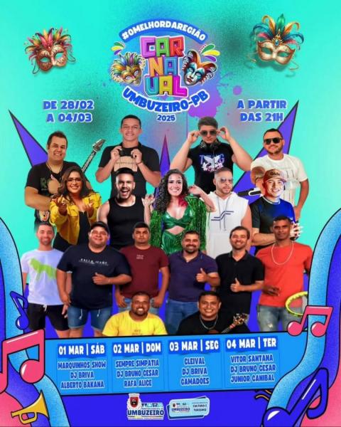 Cleival, Dj Briva e Camadões - Carnaval de Umbuzeiro 2025