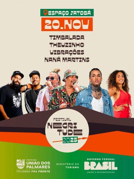 Timbalada, Theuzinho, Vibrações e Naná Martins - Festival Negritude 2025