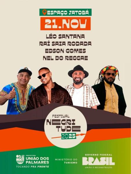 Léo Santana, Raí Saia Rodada, Edson Gomes e Nel do Reggae - Festival Negritude 2025