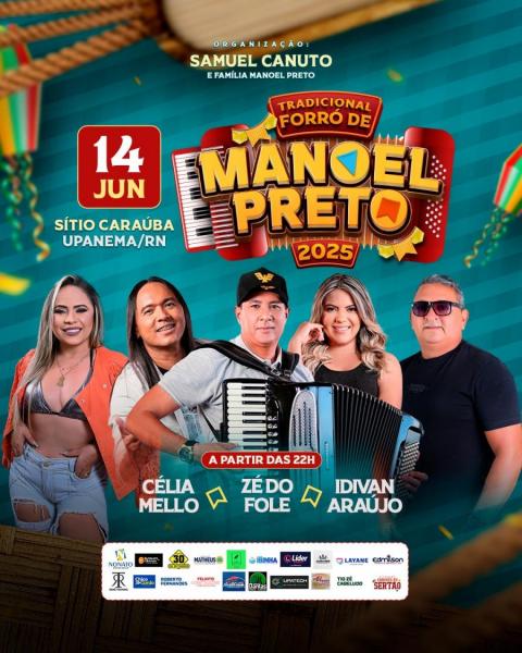 Zé do Fole, Célia Mello e Idivan Araújo - Forró de Manoel Preto 2025