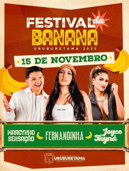 Fernandinha, Marcynho Sensação e Joyce Tayná - Festival da Banana 2025