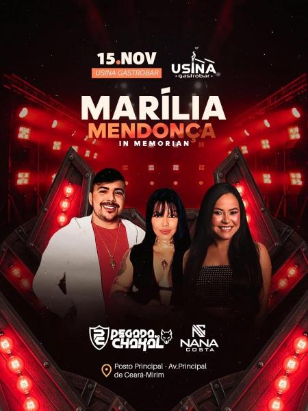 Pegada do Chakal e Nana Costa - Marília Mendonça in Memorian