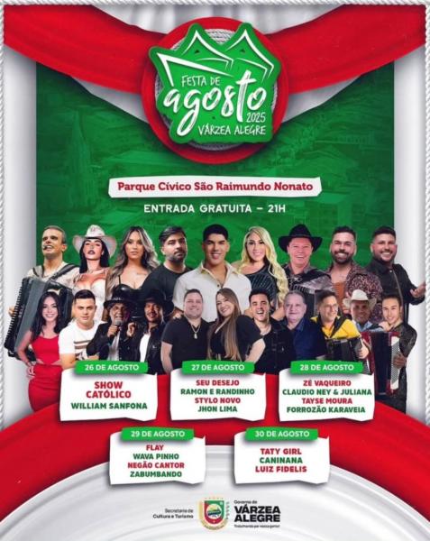 Zé Vaqueiro, Claudio Ney & Juliana, Tayse Moura e Forrozão Karaveia