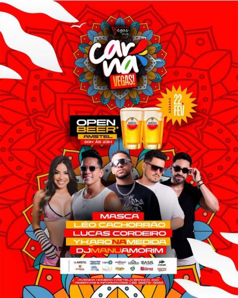 Masca, Léo Cachorrão, Lucas Cordeiro, Ykaro na Medida e Dj Manu Amorim - CarnaVegas 2025
