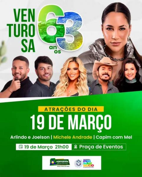 Michele Andrade, Arlindo & Joelson e Capim com Mel
