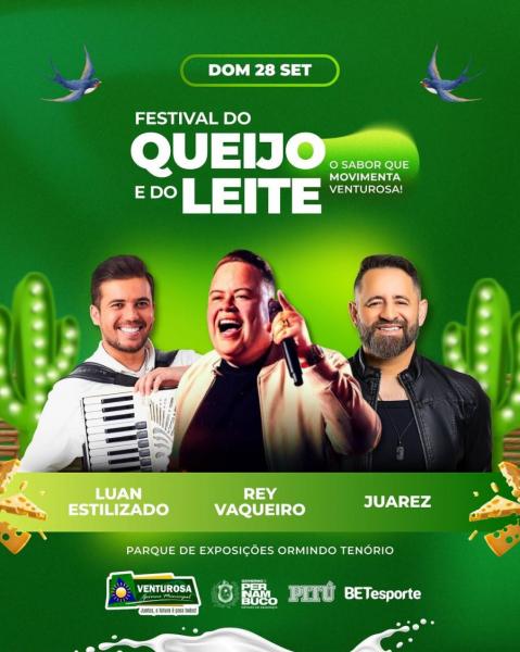 Rey Vaqueiro, Luan Estilizado e Juarez - Festival do Queijo & do Leite 2025