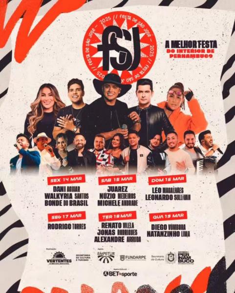 Dani Aguiar, Walkyria Santos e Bonde do Brasil - Festa de São José