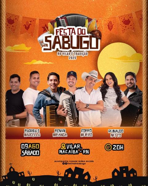 Rodrigo & Marcello, Renan Miranda, Forró Meirão e Reinaldo Netto - Festa do Sabugo 2025