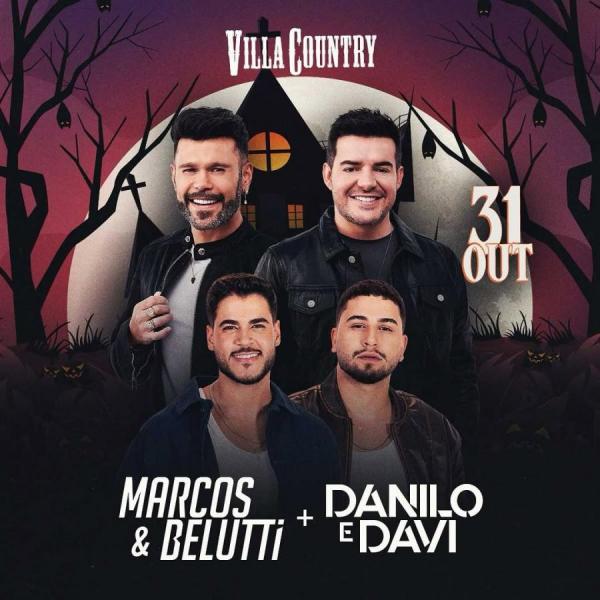Marcos & Belutti e Danilo & Davi - Halloween do Villa