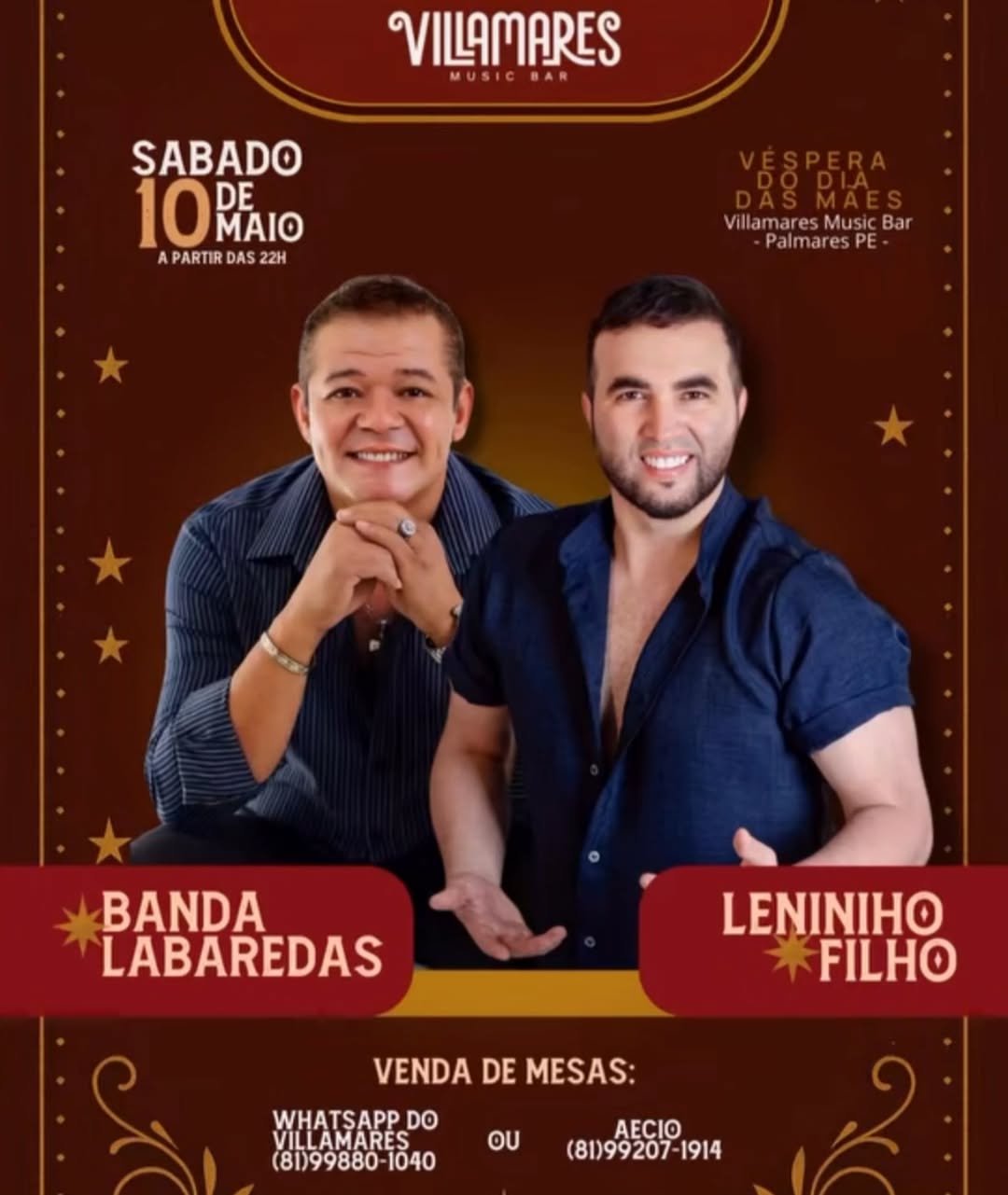 Banda Labaredas e Leninho Filho