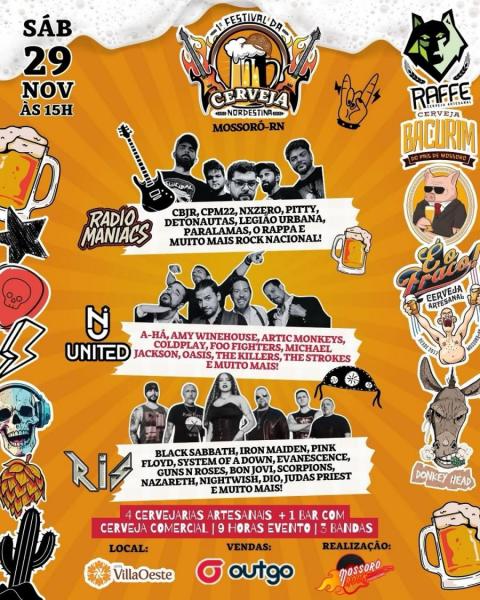 Radio Maniacs, United e Ris - 1º Festival da Cerveja Nordestina 2025