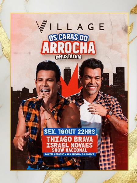 Thiago Brava, Israel Novaes e Daniel Pedroso - Os Caras do Arrocha