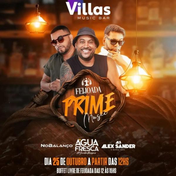 Àgua Fresca, No Balanço e Alex Sander - Feijoada Prime Music