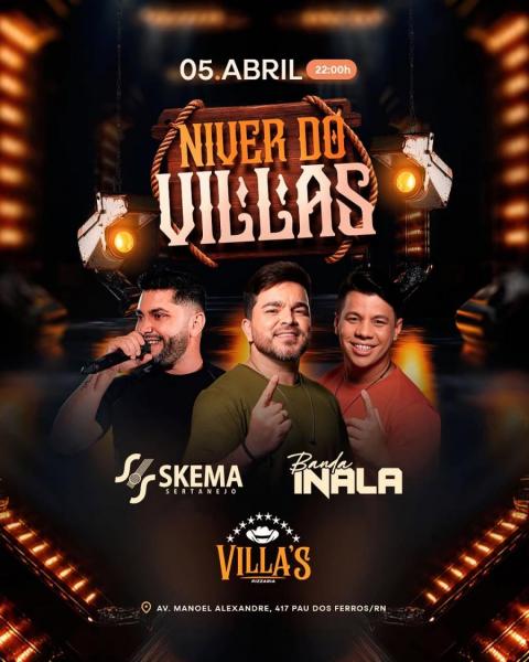 Skema Sertanejo e Banda Inala - Niver do Villas