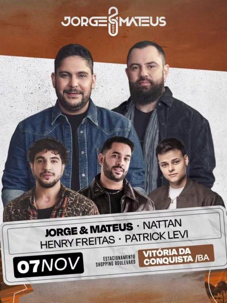 Jorge & Mateus, Nattan, Henry Freitas e Patrick Levi