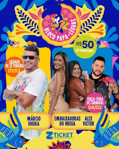 Embaixadoras do Brega e Alex Victor - Bloco Papa-Léguas 2025
