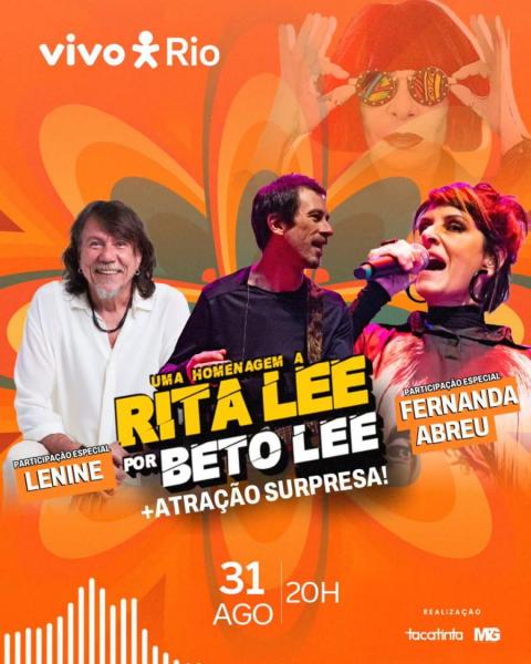 Lenine, Fernanda Abreu e Beto Lee - Homenagem a Rita Lee