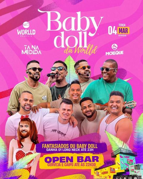 Ta na Medida e Grupo Moleque - Baby Doll da Worlld