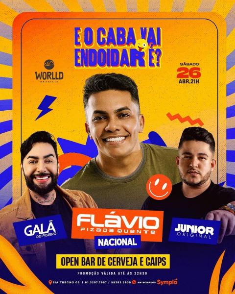Flávio Pizada Quente, Galão do Piseiro e Júnior Original - E o Caba vai Endoidar?